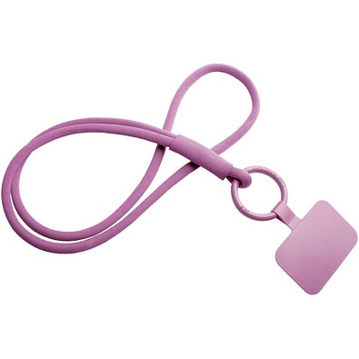 Tubyard Lanyard mit Telefonhalterung und elastischem Band, fliederfarben