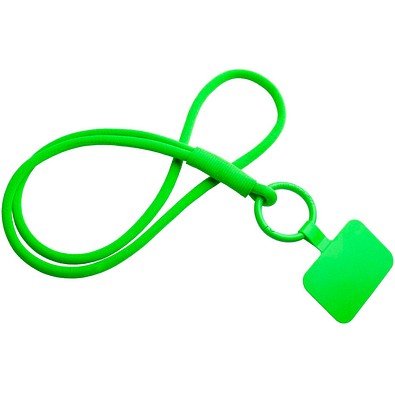 Tubyard Lanyard mit Telefonhalterung und elastischem Band, limone