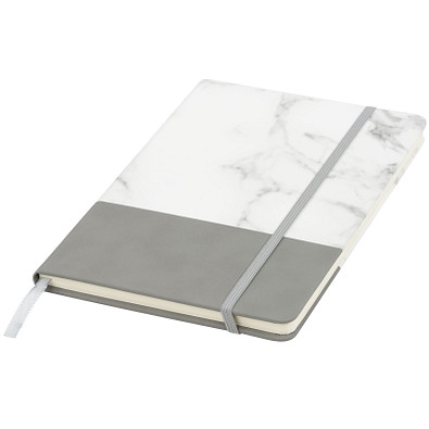 Two Tone DIN A5 Marmor Notizbuch, grau Two Tone DIN A5 Marmor Notizbuch, grau