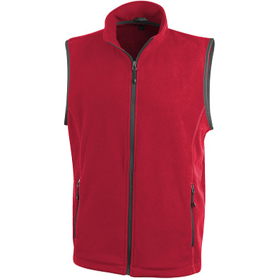ELEVATE Herren Fleece Weste Bodywarmer Tyndall, rot, S ELEVATE Herren Fleece Weste Bodywarmer Tyndall, rot, S