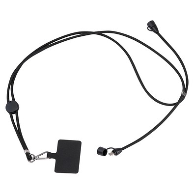 Type-C Ladekabel Lanyard , schwarz