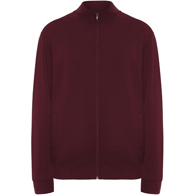 Ulan 280 g/m² Sweatjacke Unisex, granatrot, M