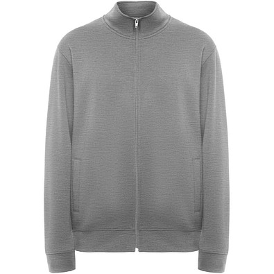 Ulan 280 g/m² Sweatjacke Unisex, marl grau, M
