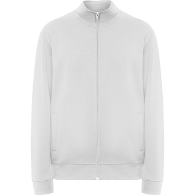Ulan 280 g/m² Sweatjacke Unisex, weiss, M