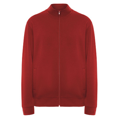 Ulan Sweatjacke Unisex, rot, M