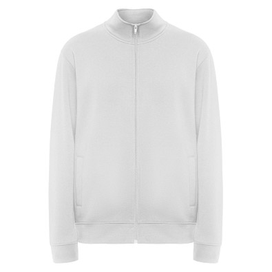 Ulan Sweatjacke Unisex, weiss, M