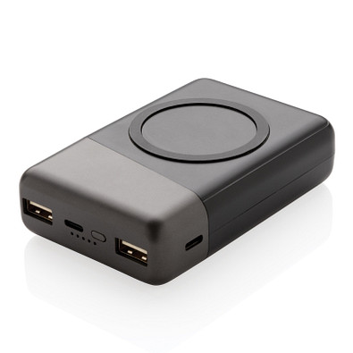 XD COLLECTION Wireless Charging Powerbank Ultimate, 10.000 mAh, schwarz/grau XD COLLECTION Wireless Charging Powerbank Ultimate, 10.000 mAh, schwarz/grau