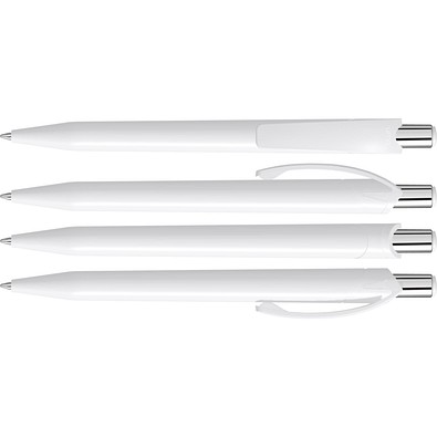 uma® BEAT Druckkugelschreiber, weiss