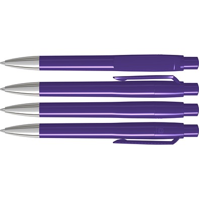 uma® BLOOM SI Druckkugelschreiber, dunkelviolett