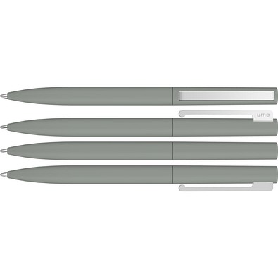 uma® BRIGHT F GUM Drehkugelschreiber, grau