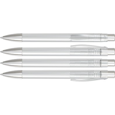 uma® CANDY transparent SI Druckkugelschreiber, klar