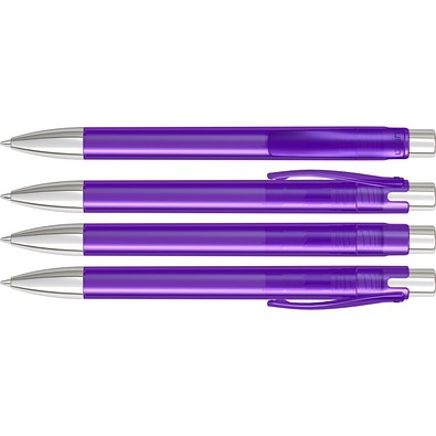 uma® CANDY transparent SI Druckkugelschreiber, violett