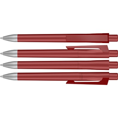 uma® CHECK SI Druckkugelschreiber, dunkelrot