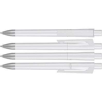 uma® CHECK SI Druckkugelschreiber, weiss