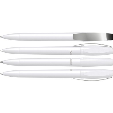 uma® CHILL C RECY Drehkugelschreiber, silber glanz