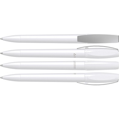 uma® CHILL C RECY Drehkugelschreiber, silber matt