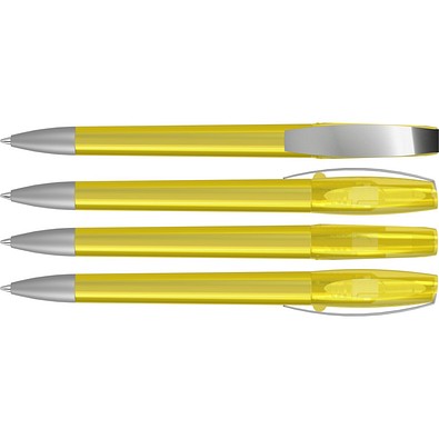 uma® CHILL C transparent SI Drehkugelschreiber, gelb
