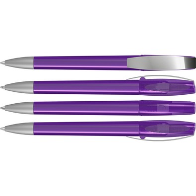 uma® CHILL C transparent SI Drehkugelschreiber, violett