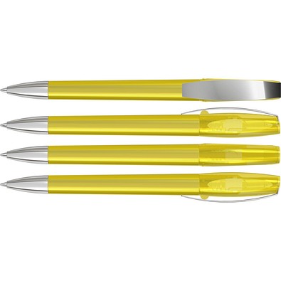 uma® CHILL transparent SI Drehkugelschreiber, gelb
