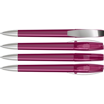uma® CHILL transparent SI Drehkugelschreiber, magenta