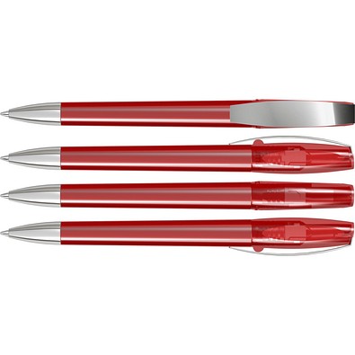 uma® CHILL transparent SI Drehkugelschreiber, rot