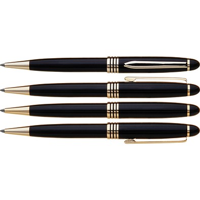 uma® CLASSICO M Druckkugelschreiber, schwarz