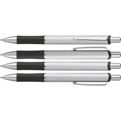uma® COMMA Druckkugelschreiber, silber