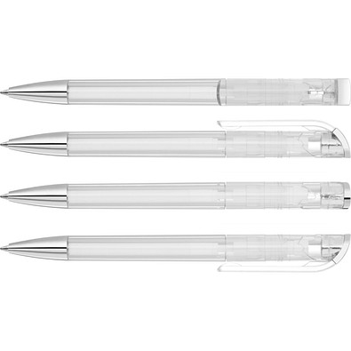 uma® EFFECT TOP transparent SI Drehkugelschreiber, klar