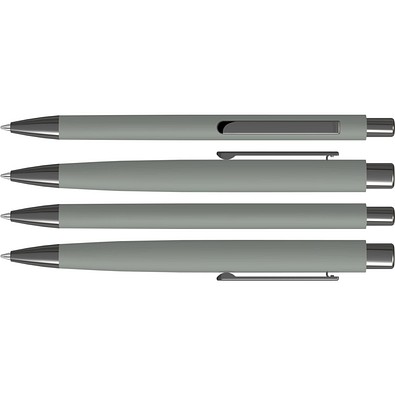uma® ELLIPSE GUM Druckkugelschreiber, grau