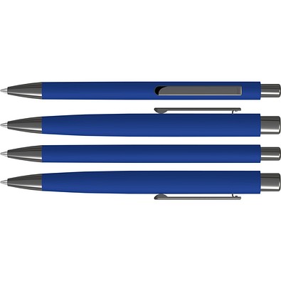 uma® ELLIPSE GUM Druckkugelschreiber, mittelblau