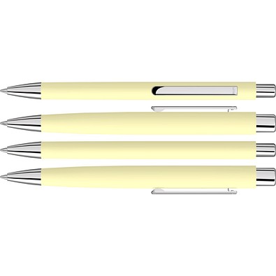 uma® ELLIPSE SI Druckkugelschreiber, pastell gelb
