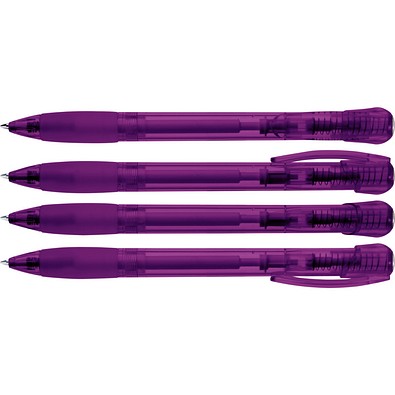 uma® FANTASY transparent Druckkugelschreiber, violett