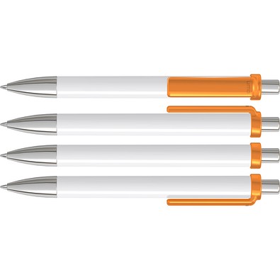 uma® FASHION K transparent SI Druckkugelschreiber, orange