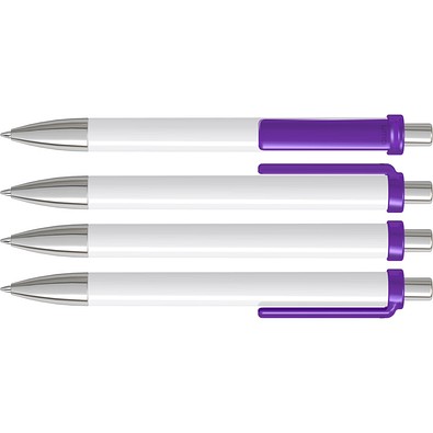 uma® FASHION K transparent SI Druckkugelschreiber, violett
