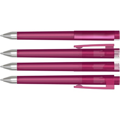 uma® GEOS frozen SI Drehkugelschreiber, magenta