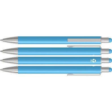 uma® GROOVE TOUCH RECY Touchpen, hellblau