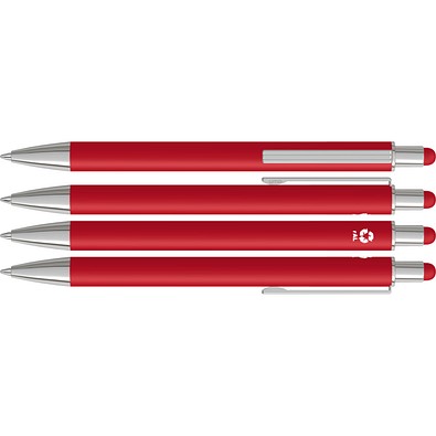 uma® GROOVE TOUCH RECY Touchpen, rot