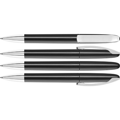 uma® ICON M-SI Drehkugelschreiber, schwarz