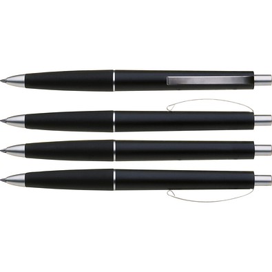 uma® JAZZ Druckkugelschreiber, schwarz