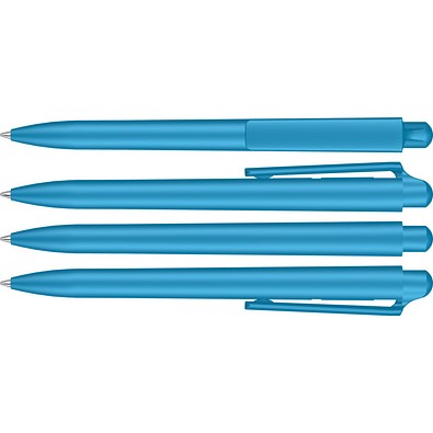 uma® JUMP Druckkugelschreiber, cyan