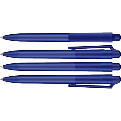 uma® JUMP frozen Druckkugelschreiber, dunkelblau