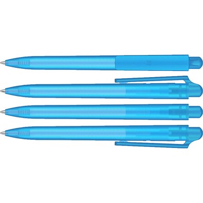uma® JUMP frozen Druckkugelschreiber, hellblau