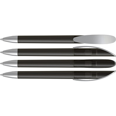uma® KLICK Drehkugelschreiber, anthrazit