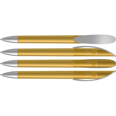 uma® KLICK Drehkugelschreiber, ocker