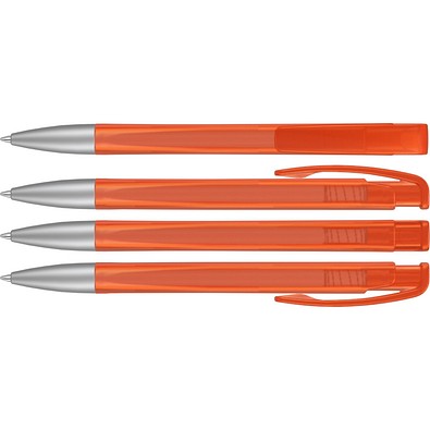 uma® LINEO frozen SI Druckkugelschreiber, orange