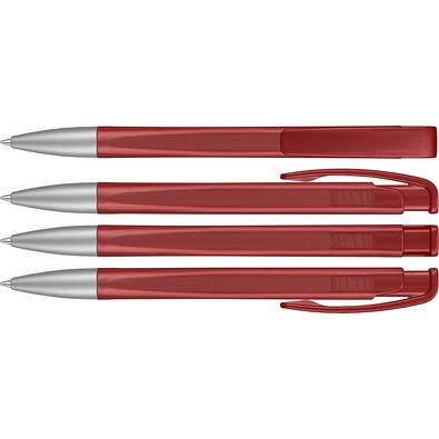 uma® LINEO frozen SI Druckkugelschreiber, rot