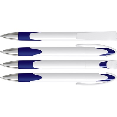 uma® LOOK grip SI Druckkugelschreiber, dunkelblau