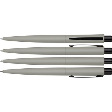uma® LUMOS M GUM Druckkugelschreiber, grau
