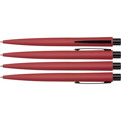 uma® LUMOS M GUM Druckkugelschreiber, rot