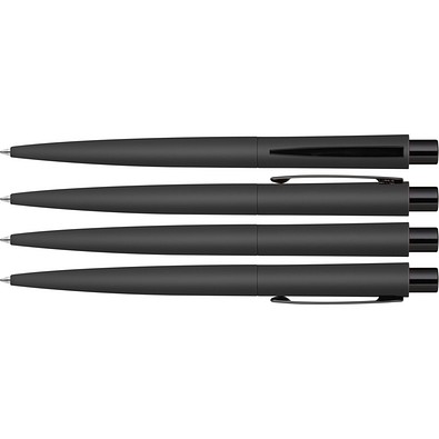 uma® LUMOS M GUM Druckkugelschreiber, schwarz